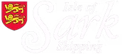 This is the logo for the Isle of Sark Shipping.